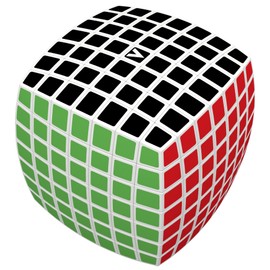 V-Cube 2057007 Magic Cube 7 x 7 x 7, Magic Cube, Speed Cube, Puzzle Game for Adults and Children from 6 Years, Curved