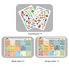 Recipe Sorting Labels for Organizing Recipe Book, Stickers for Enrichment