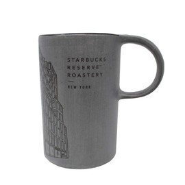 Starbucks Reserve Roastery New York Ceramic Mug 10 Oz, Cement Grey