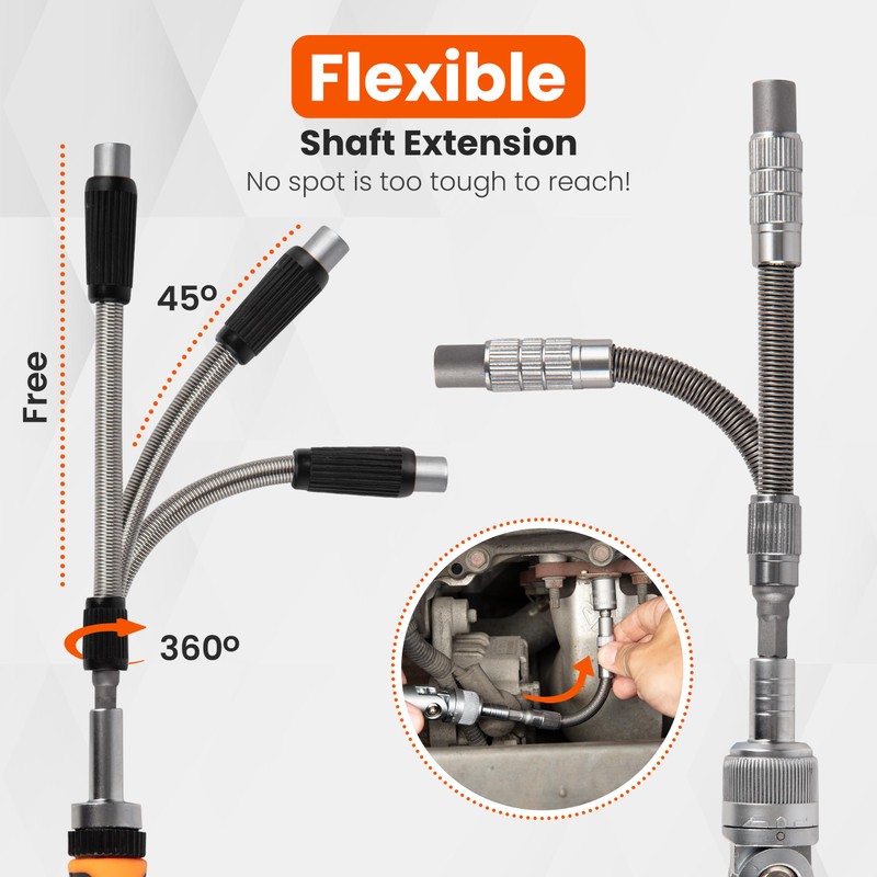 WAARG - Ratcheting Screwdriver Set -68 in 1 Socket Set
