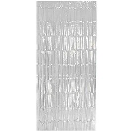Foxxeo 35011 | Tinsel Curtain 91X244 cm Various Colours, White