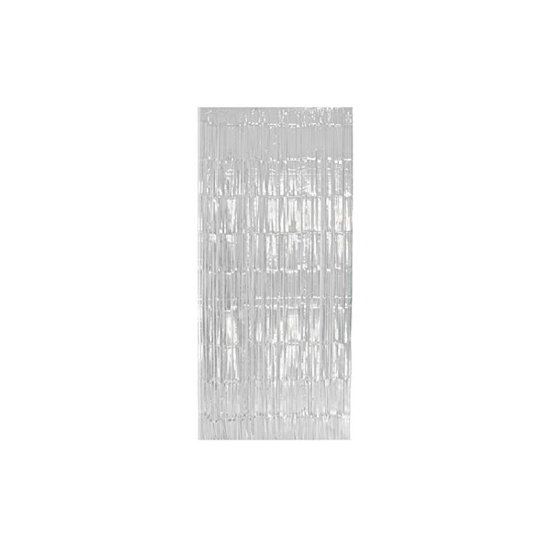 Foxxeo 35011 | Tinsel Curtain 91X244 cm Various Colours, White