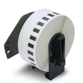 BETCKEY Compatible Long Line Thermal Paper Tape for Brother Brother DK-2210 (29mm x 30.48m) Compatible with Thermal Label Printers QL-800 QL-820NWB QL-700 QL-550 QL-720NW QL-650TD [1 Roll + 1 Piece