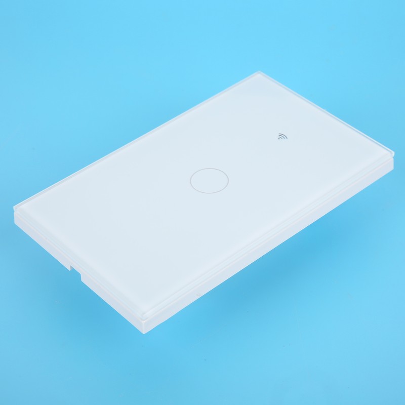 Intelligent WIFI Touch Switch Single Fire 1 Channel White AC