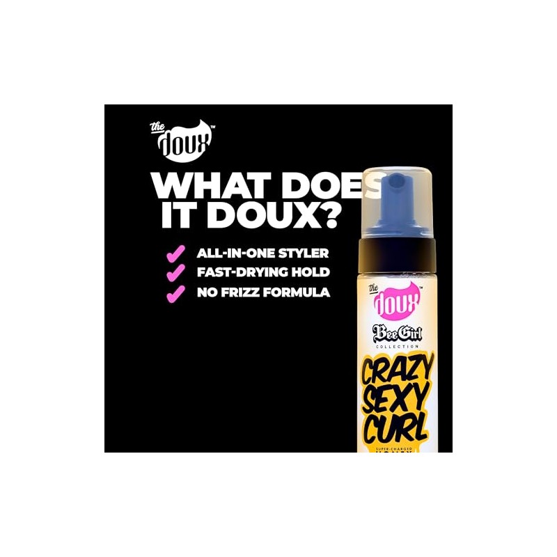The Doux Crazy Sexy Curl Honey Setting Foam for All