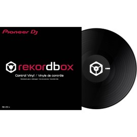 Pioneer RB-VS1-K Single Black Control Vinyl Disc for rekordbox DJ