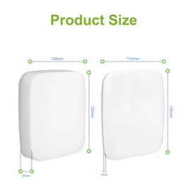 HEITAOZHUANYING 2 Pack Filter Replacement, Vacuum Replacement Filter Set, Replacement Filters Foam Set, Vacuum Filter For Shark,Compatible LA300 NV602UK NV702UK NV702UKT.