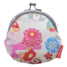 Peko-chan x Kyoto Coin Purse 2.5 Round Cream