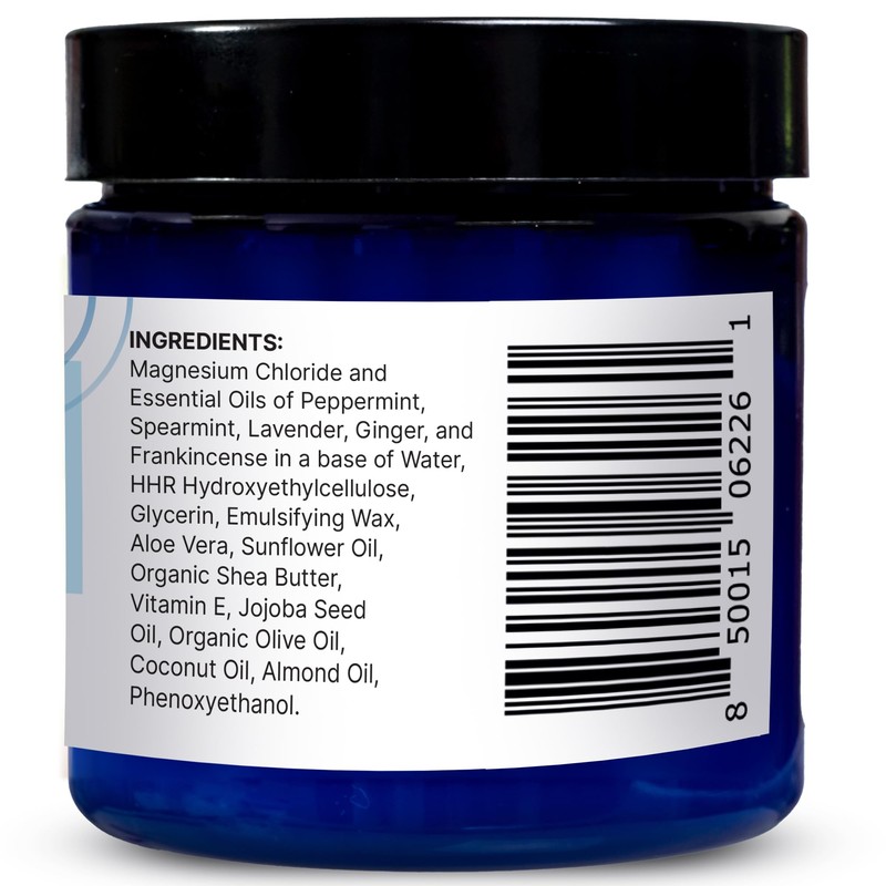 MIGRASTIL Cooling Magnesium Body Cream & Hydrating Lotion. Extra Strength