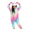 CHETOSHO Girls Unicorn Onesie Hooded Animal Costume for Girls Oblique