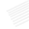 sourcing map 8pcs ABS Plastic Square Bars Rod 2mm×2mm×10inch for