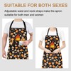 Fire Cartoon Pattern Kitchen Apron With Pocket Anime Fire Gift