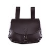 Medieval ULFBERTH Dark Brown Leather Bum-Bag Purse-Medieval