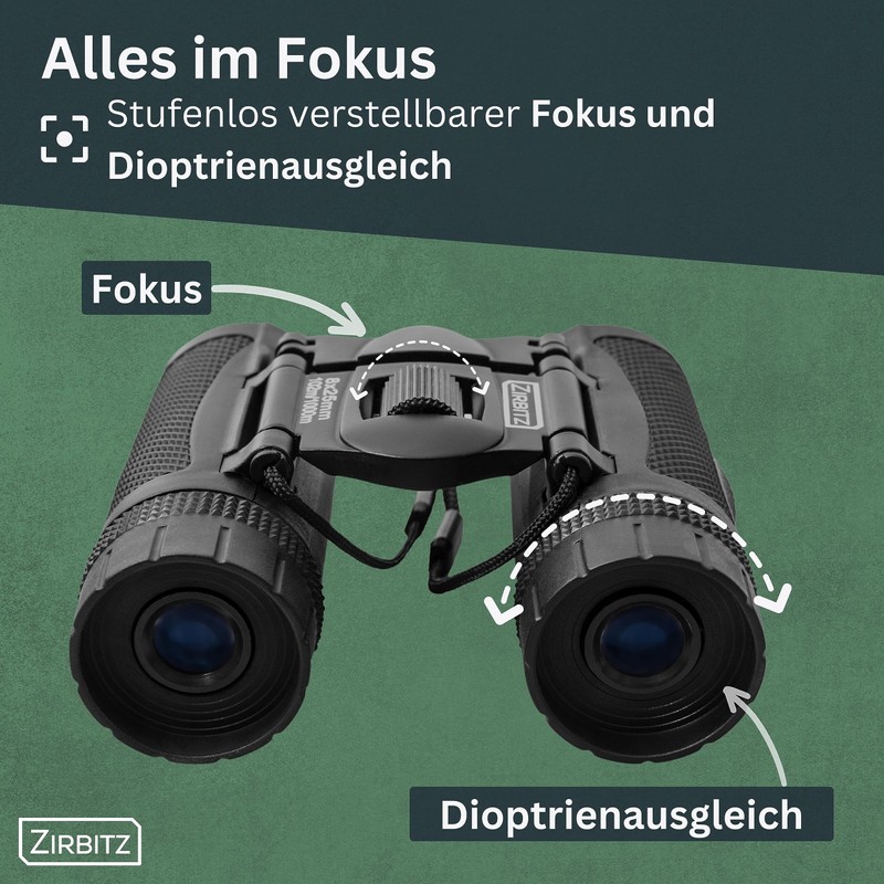 Binoculars HD - Small and Compact Mini Binoculars