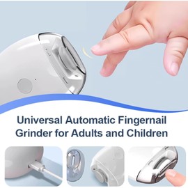 Lima de Uñas Automática, Cortaúñas Eléctrico con Luz LED,3 Velocidades Cortaúñas Eléctrico, un Cuidado de Uñas Seguro y Suave,Sin Ruido,Operación A Un Tacto,Para Mayores y Adultos (1PCS)