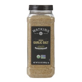 Watkins Gourmet Spice, Organic Garlic Salt, Bulk Food Service Size, 33.5 oz (Pack of 1)