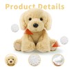 Stuffed Dog Puppy Sitting Toys Plush Animal, Realistic Animal Characters