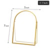 REDHUGO Double Glass Frame for Pressed Flowers Handmade, Metal Floating