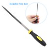 Piutouyar 10 Pack Carbon Steel Needle File Set, Mini Needle