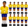 EYEPOWER 11 Football Table Figures 13mm - Brazil Yellow Blue