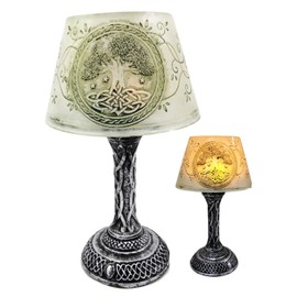 Atlantic Collectibles Celtic Tree of Life Mini LED Night Light Figurine 7"H Table Courtesy Lamp