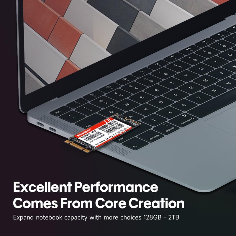 KingSpec NT Seriese 256GB M.2 2242 SATA SSD,Sata3 6Gb/s Internal