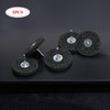 profiwoab Pack of 5 100 mm Nylon Fabric Disc, Coarse