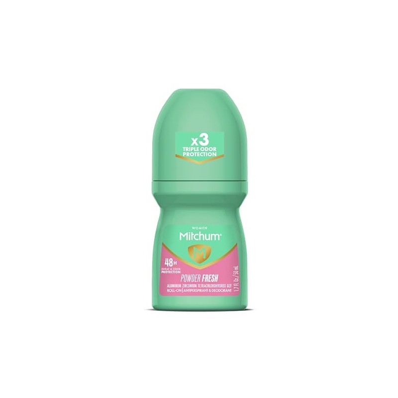 Mitchum Oxygen Odor Control 48Hr Protection, Powder Fresh, for Women,