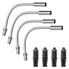 Bike V Brake Noodle Cable Guide Pipe Set, with 4