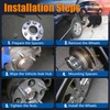 GAsupply ATV Wheel Spacers 4x110, Compatible with CFMoto, Segway, Yamaha,
