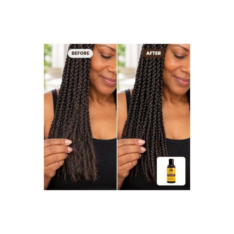 Okay Haitian Castor Oil, Black, 4 Ounce