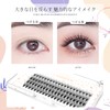 LASHIDOL Matsueku Self Partial False Eyelashes, Natural, Cluster Eyelashes, Easy,