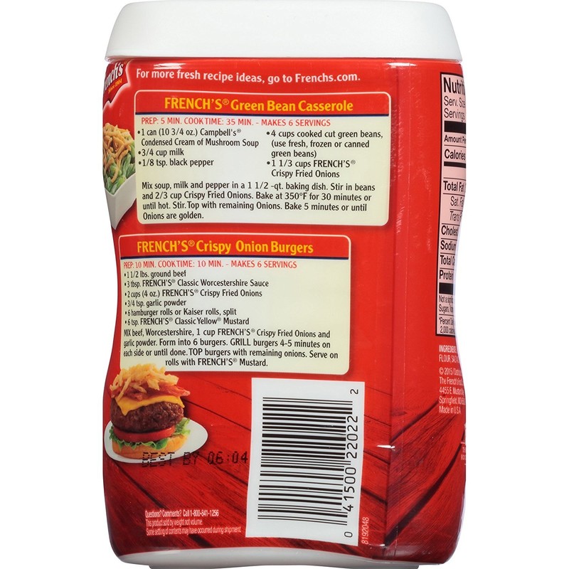 French's French Fried Onions, Original, 2.8-Ounce Cans