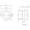 KSD302 250VAC 16A Thermostat 115℃/239℉, Thermal Switch Normally Closed, Temperature