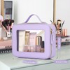 LOFOWN Bolsa de maquillaje transparente pequeña bolsa de cosméticos y