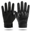 Tactical Gloves with Knuckle Protection, Breathable and Anti-Slip, Black (Medium)
