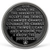LREQASOR AA Coin Medallion Grateful I'm Alive Sobriety Chip | Alcoholics Anonymous Gifts Addiction Recovery Affirmation Token for Anniversary Hour, Month, Year | Sobriety Gifts for Men Women in Recovery.