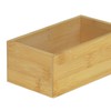 Relaxdays Bamboo Box, HBT 6.5 x 16.5 x 10 cm,