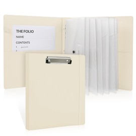 SKYDUE Document Organizer Folio, Important Document Organizer, File Folder Organizer for Important Paper, Emergency/Certificate/Birth Document Binder Organizer, fit for Home, Office and School