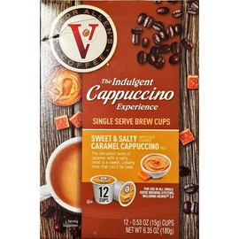 Victor Allen's Indulgent Sweet & Salty Caramel Cappuccino Single Cup (2.0 Compatible) (12)