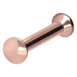 PIERCINGLINE Titanium Triple Mini Labret Stud Internal Thread Flat Disc Piercing Lip Ear Nose Choice of Colours and Sizes, Titanium