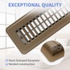 2" x 10" Floor Register - Heavy Duty Steel Walkable