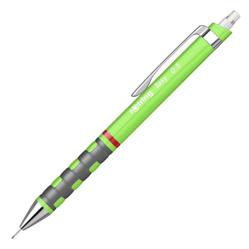 Rottling Mechanical Pencil, Ticky RD 2007217 Neon Green 0.5mm Genuine