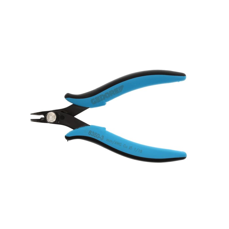 GEDORE Miniature Electronic Side Cutters for 1.0mm Copper Wire, Steel,