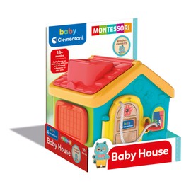 Clementoni 17857 Lock & Key Activity House-Montessori Toy, Skill Development Toy, Infant Educational Toy, Sensory & Activity Toy for 18 Months, English, S
