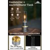 Campingmoon T-1D15 Camping Gas Lantern with Empty Tank Wooden Lantern