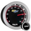 GlowShift Tinted Series Volt Voltmeter Gauge - Reads Battery Voltage