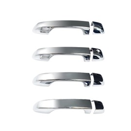Replacement Parts For 2010-2022 Toyota 4Runner Chrome Side Door Handle Cover With 2 Smart Keyholes Mod-GS95-14257