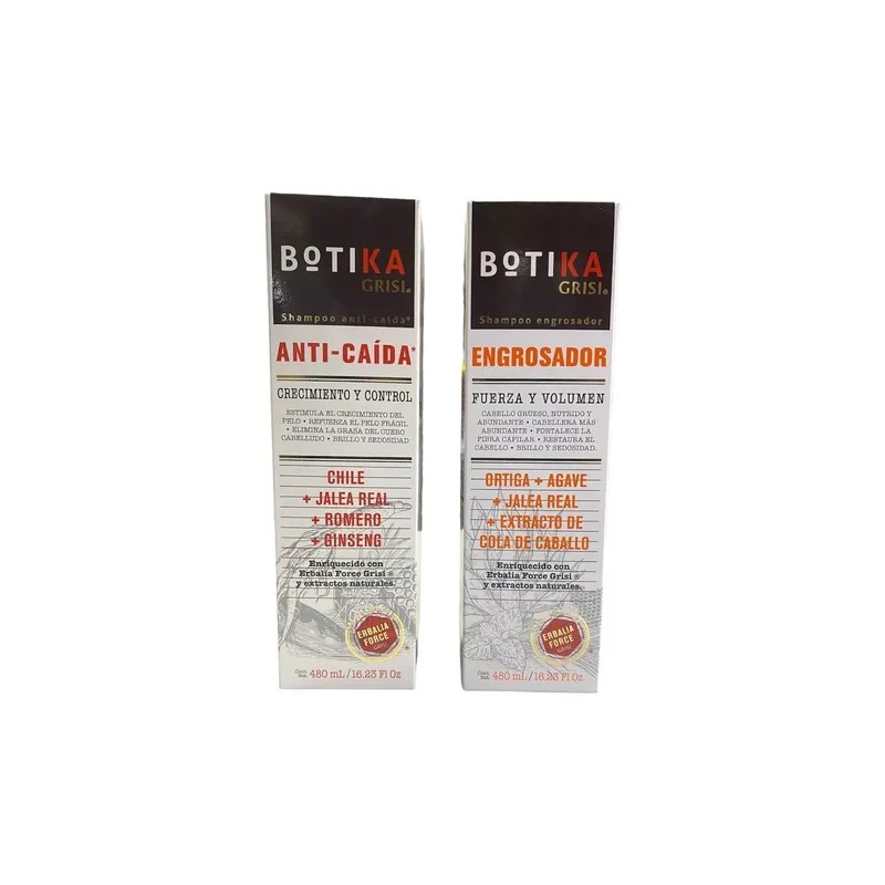 Duo Pack Botika Engrosador & Anti Caída 480ml Cu