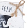 Baby Scan Photo Frame with Elephant Attachment Gift by Petit